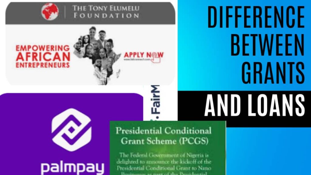 difference between grant and loan